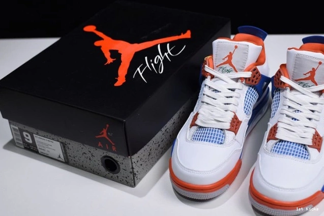 4 Blue Jordan 308497-171 Crimson-Royal Air Bright White 0719